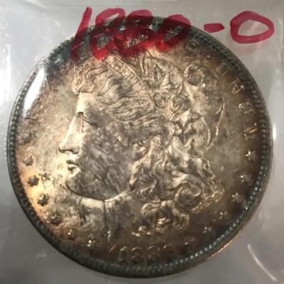 1880 O Morgan Silver Dollar