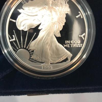 1995 P Silver Eagle Proof Coin 