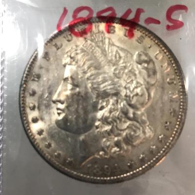 1894 S Morgan Silver Dollar 
