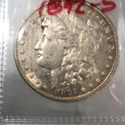 1892 S Morgan Silver Dollar