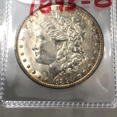 1893 O Morgan Silver Dollar