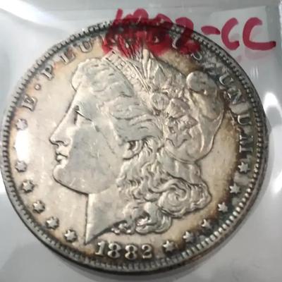 1882 CC Morgan Silver Dollar
