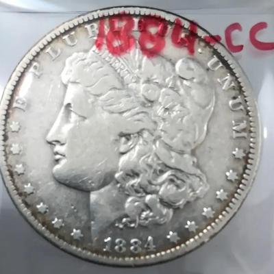 1884 CC Morgan Silver Dollar