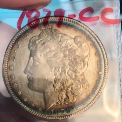 1879 CC Morgan Silver Dollar 