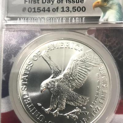 2021 Silver Eagle Type 2 MS70