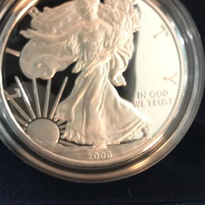 2008 W Silver Eagle Proof Coin