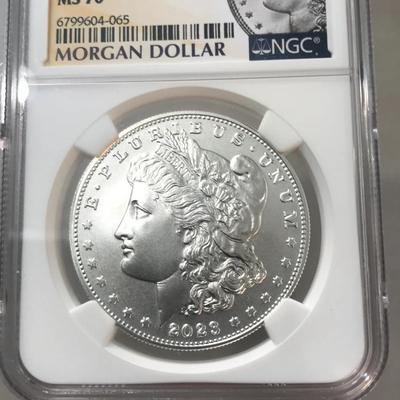 2023 Morgan Silver Dollar MS70 NGC