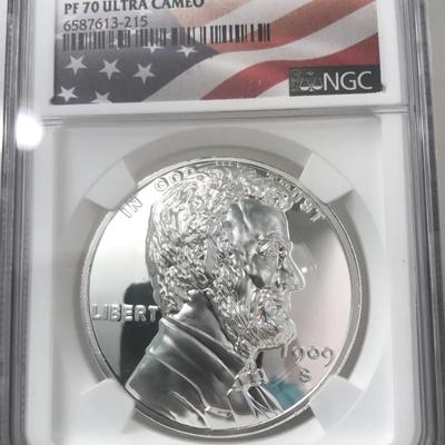 2022 Lincoln Cent - (1) Ounce Pure Silver