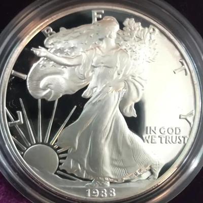 1988 S Silver Eagle Proof Coin