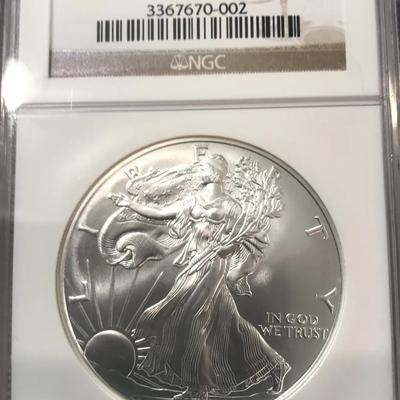 2002 Silver Eagle MS69