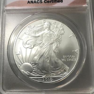 2010 Silver Eagle MS70