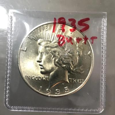 1935 Peace Dollar (BU)
