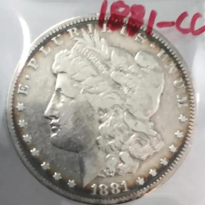 1881 CC Morgan Silver Dollar