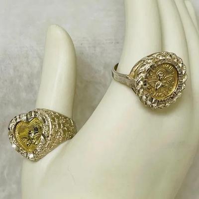 Two “My Angel On Guard” Rings