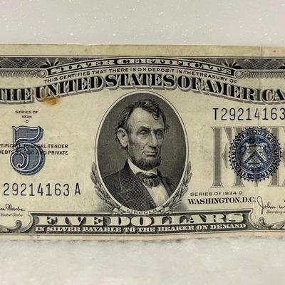 Five Dollar Silver Certificate