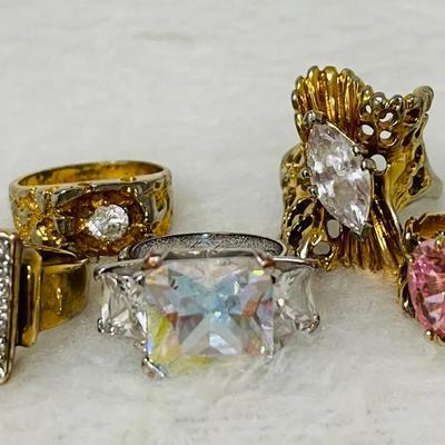18KT Gold Electroplate Rings