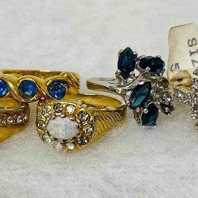 18KT Electro Gold Plate Fashion Rings