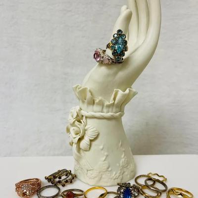 Unmarked Vintage Fashion Rings
