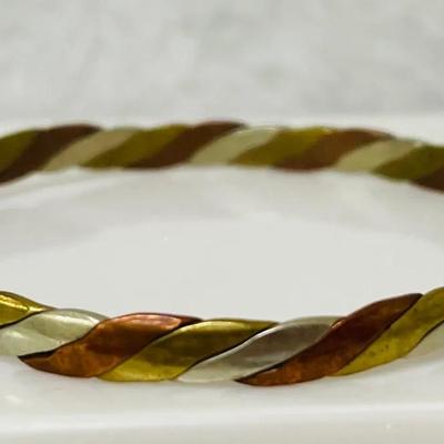 Vintage “Taxco” Tri-color Bracelet