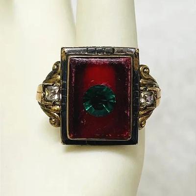 Vintage “Theda” 1/20 12K Ring