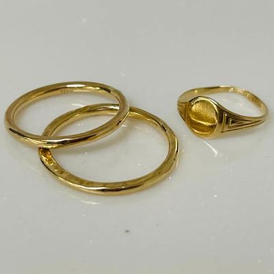 14K Gold Stacking Rings and More