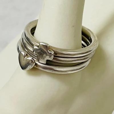 Silver Stacking Rings