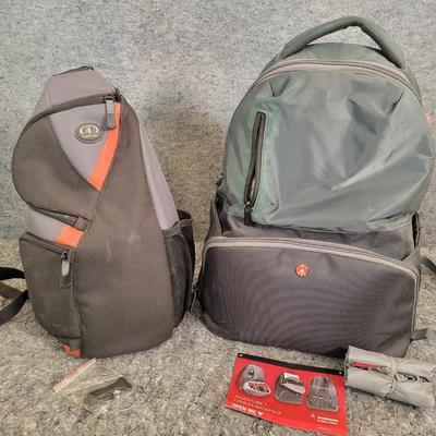 Camera Backpacks | Manfrotto Adventure 1 & Tamrac Sling Pack | Photography Gear Bags
