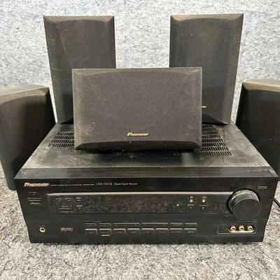 Pioneer VSX-D508 Receiver with 5 Surround Sound Speakers