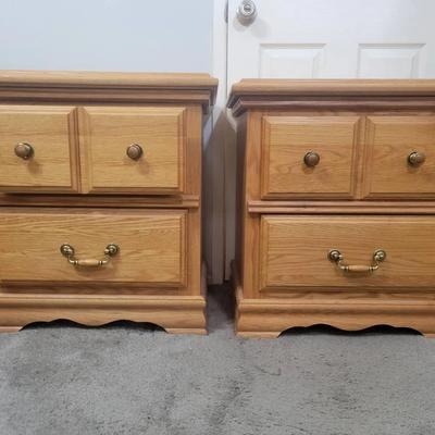 Furniture Traditions American Heirloom Nightstands | Pair | 17" x 24" x 25" | Made in USA