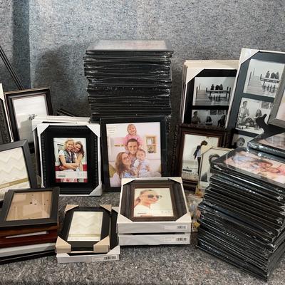 Large Lot of Picture Frames | 5x7 & 8x10 Assorted Styles Including Multi-Opening | 115 Frames NIB