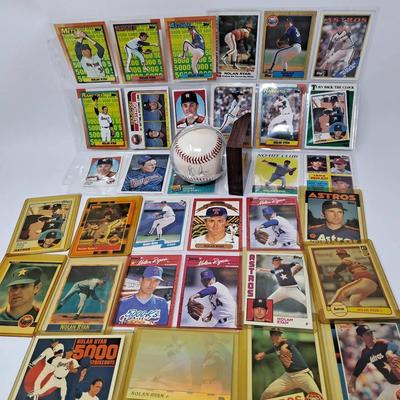 Certified Nolan Ryan Autographed Baseball and Collectible Baseball Cards