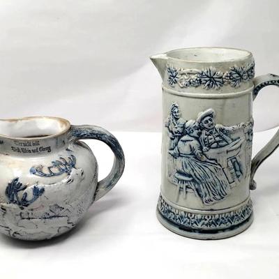 Whites Of Utica Antique Pitchers 