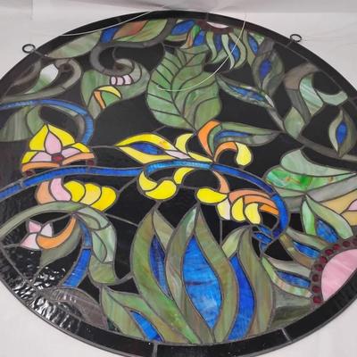 Circular Stained Glass Panel 