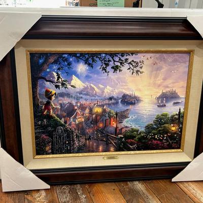 Thomas Kinkade Pinocchio Wishes Upon A Star