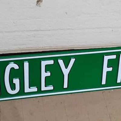 MLB Wrigley Field Sign 