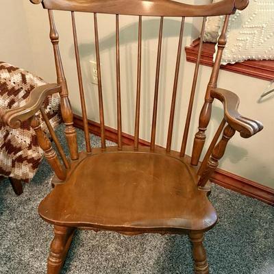 Lady’s vintage rocking chair 
