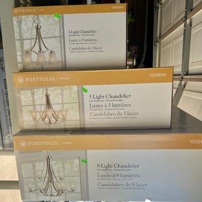 Brand new light fixtures