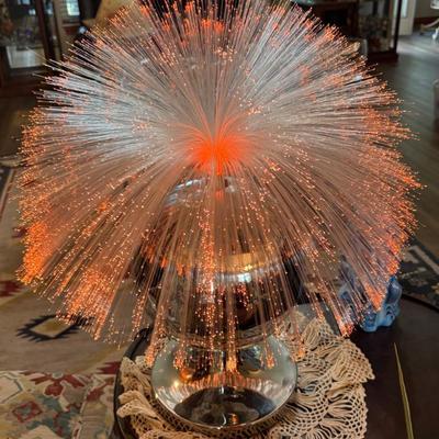Awesome vintage fiber optic lamp