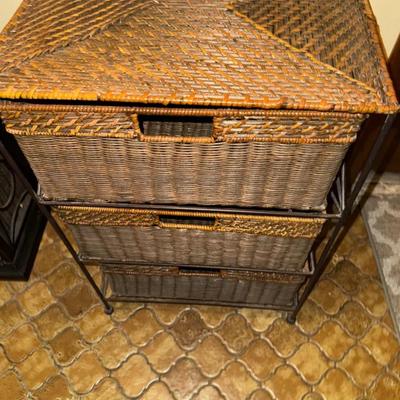 Wicker Cabinet 