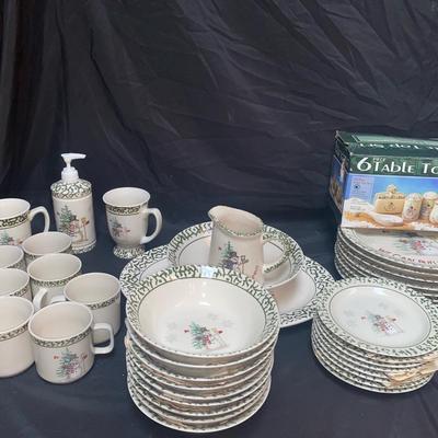 Snowman Dishes