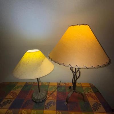 Rustic Metal Lamps