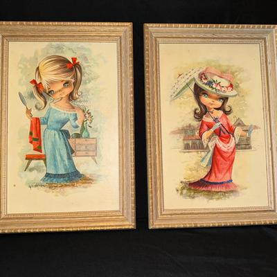 Vintage Girl Prints By Gallarda