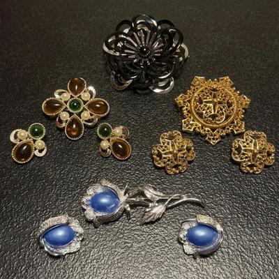 Vintage Emmons Brooch Sets Plus