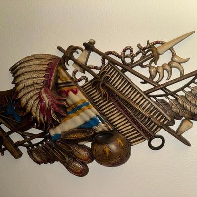 Indian Inspired Resin Wall Art