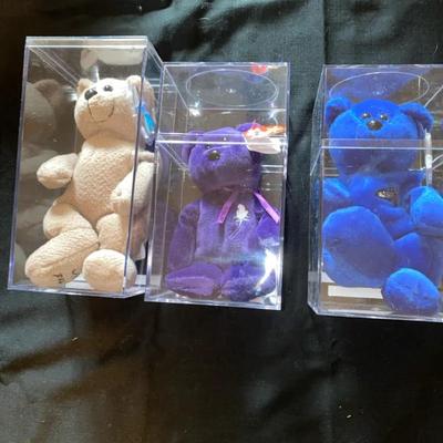 3 Beanie Babies