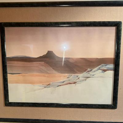 Pencil Landscape Signed