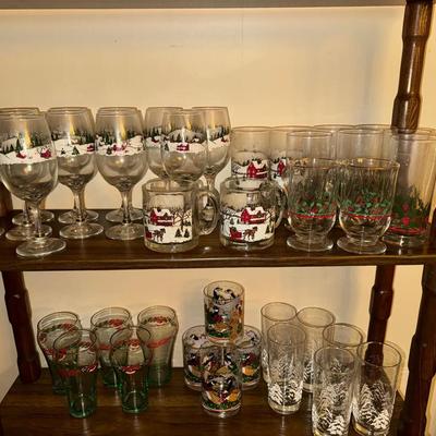 Christmas Glasses 