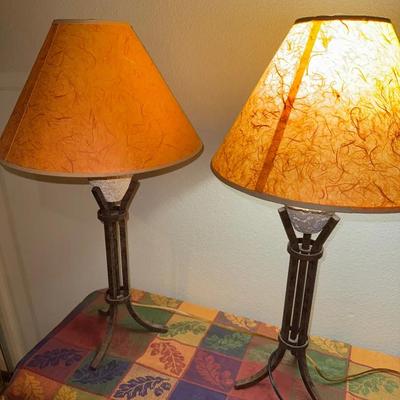 Rustic Stone Lamps