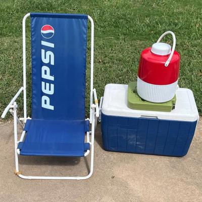Pepsi Chair And Coolers