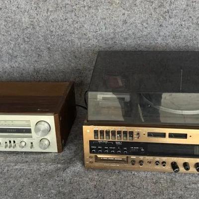 Vintage Technics SA-505 Stereo Receiver & National Panasonic SG-4010 Stereo System with Turntable